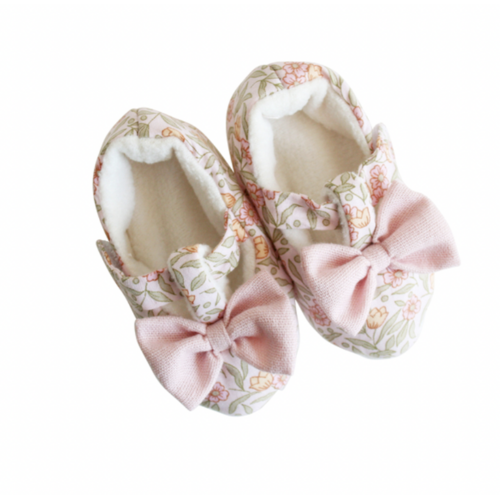 Bow Booties Blossom Lily Pink