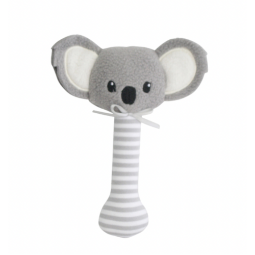 Baby Koala Stick Rattle Grey