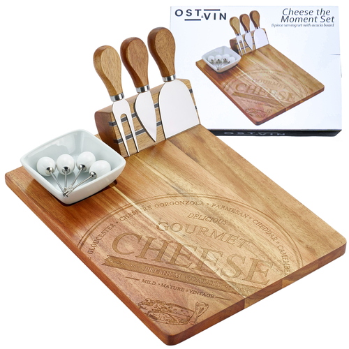 8 Pc Serving Set w Board