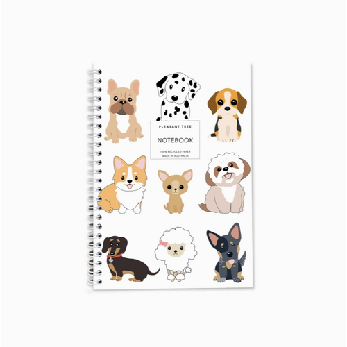 Puppies A5 Notebook