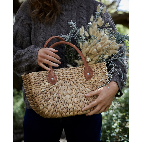 SMALL Harvest Market Bag /Suede