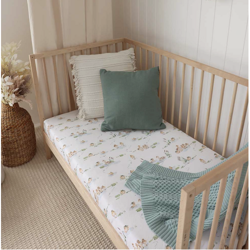 Cot Sheet- Duck Pond