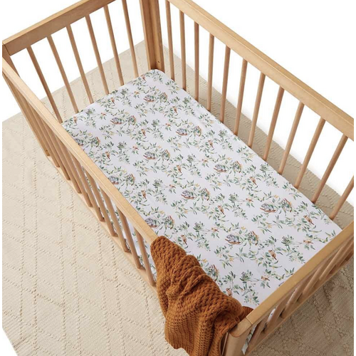 Cot Sheet- Eucalypt