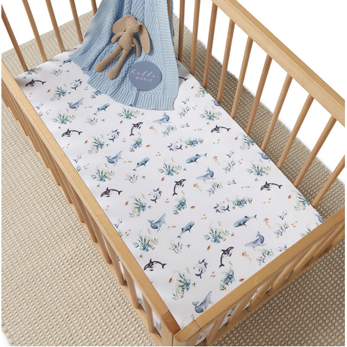 Cot Sheet- Ocean