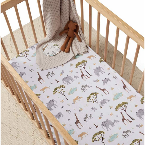 Cot Sheet- Safari
