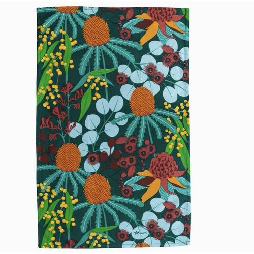 Australian Botanicals Tea Towel