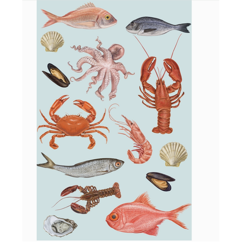Fishermans Basket Tea Towel