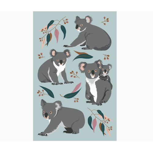 Koalas Tea Towel