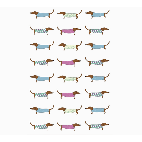 Sausage Dogs Tea Towel