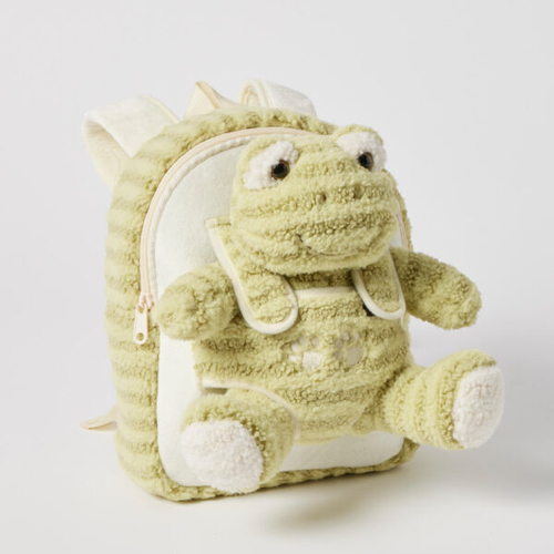 Plush Frog Backpack