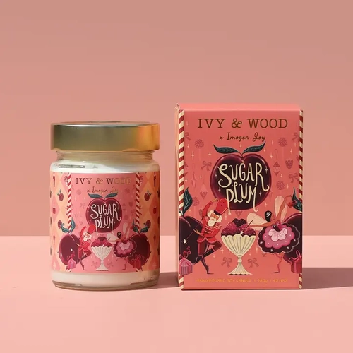Sugar Plum Christmas Candle