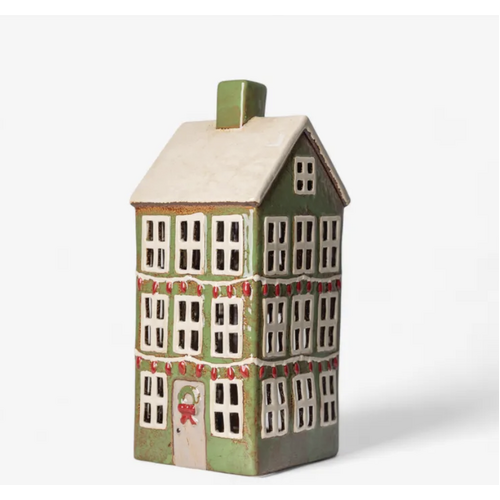 Alsace Tealight Grand Chalet Christmas Green