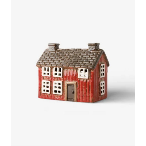 Nordgard Torp Red Cottage Tea Light House